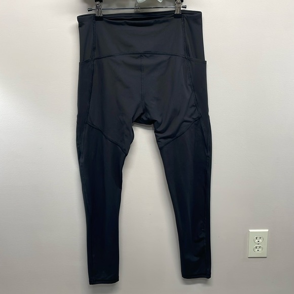 Thinx Moderate Absorbency Activewear Leggings High Rise Pockets Black L - Picture 1 of 15